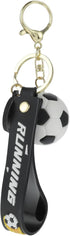 Soccer Keychain Gift, Novelty Key Chain for Boys Sports Fan Silicone Football Keyrings for Party Favors Reward Gift...