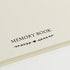 ANGEL & DOVE Funeral Guest Book & 2 Signs Set - Ivory, 12 x 8 - Create a Beautiful Memory Table at a Memorial or Celebration of Life...