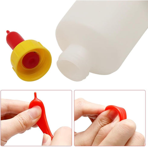Goat Nipple and Bottles Set, 20 Pieces Cow Calf Milk Drink Nipple and 2 Pieces 400 ml Lamb Feeding Bottle Kit for Sheep Goat Pup Dog Farm Supplies...