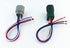 1pcs Male and 1pcs Female Connector 4 pin 4-Way Plug for O2 Sensor Pigtail Cable Compatible with Nissan Subaru Infiniti RS04FG...