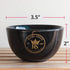 Ceramic Textured Shaving Bowl – Shave Soap & Shaving Cream Dish, Textured for Rich Lather (Black)...