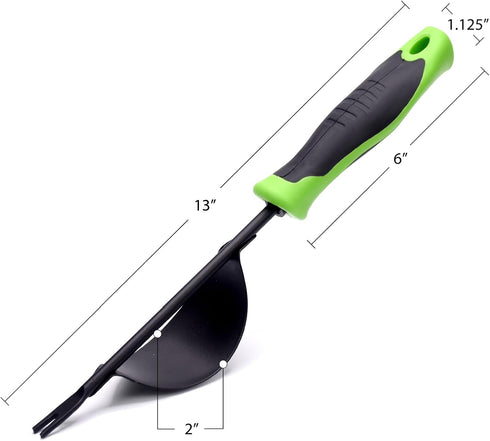Weeding Tool, Heavy-Duty Weeder, Leverage Design Weed Puller Tool Removal and Deep Digging, Ergonomic Handle and Two-Pronged V-Shaped Fork...