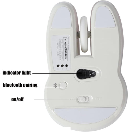 YOCUNKER Wireless Bluetooth Mouse for Laptop, Creamy Pink, Unisex...