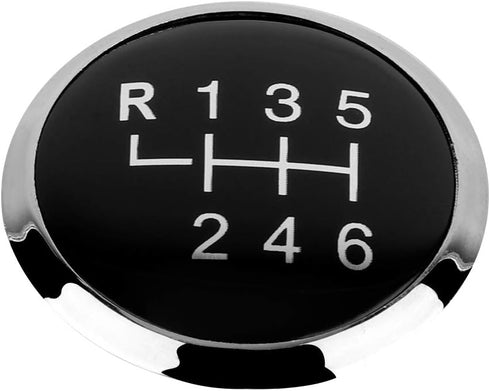 Gear Knob Cover Trim, Car 6 Speed Gear Shift Knob Stick Cover Emblem Badge Trim for T5 T5.1 Gp 2003-2011...