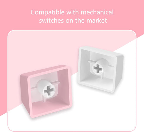 Cute Keycap 4 pcs,Custom 3D Model Keycap Cute OEM R4 Profile ESC-Keys Keyboard Keycap for Cherry MX Switches Mechanical Gaming Keyboard Cute Anima...