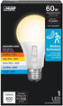 Feit Electric LED Motion Sensor Light Bulb, A19 60W Equivalent, 5CCT, Non-Dimmable, E26 Medium Base, 90 CRI, 800 Lumens, Standard Light Bulb with ...