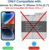 amFilm Glass Screen Protector Compatible with iPhone 13 pro 6.1 inch, iPhone 13 6.1 inch, iPhone 14 6.1 inch, with Easy Installation Tray - Case F...