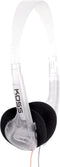 Koss CL/2 Clear Transparent On-Ear Headphone, Lightweight, 3.5mm Jack, 6 Foot Cord...