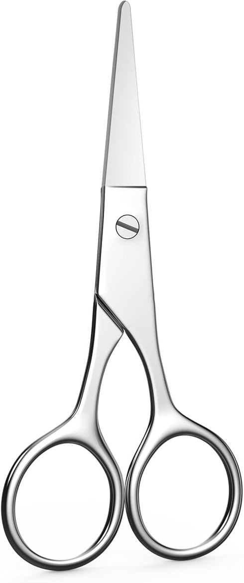 Small Scissors, Eyebrow Scissors, Nose Hair Scissors, Professional Grooming Scissors for Hair, Eyelashes, Nose, Eyebrow Trimming, Mustache. Round ...