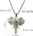 Luminous Elephant Necklace for Women Men Lucky Animal Elephant Head Pendant Necklace Elephant Gift Jewelry for Girls Glowing in the Dark...