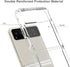 Sucnakp for Motorola Razr-2023 Case: Premium Clear Back Panel + TPU Bumper Cover for Moto Razr 2023?YKL Clear?......