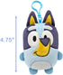 Bluey Mini Plush, 4.75 Inch Tall Plush Toys with Clip, Perfect to Clip Onto Bags and Backpacks, Ages 3...