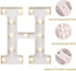 ODISTAR LED Light Up Marquee Letters, Battery Powered Sign Letter 26 Alphabet with Lights for Wedding Engagement Birthday Party Table Decoration b...