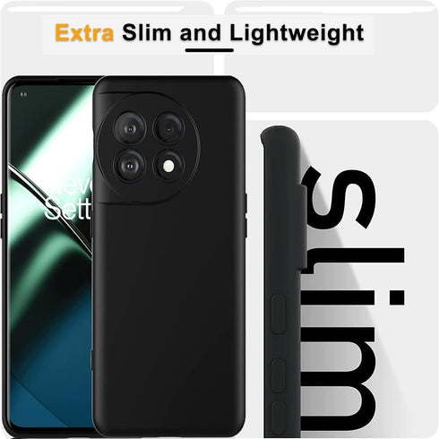 for OnePlus 12 Case, Built-in Strong Magnetic Compatible with MagSafe, Soft Silicone with Microfiber Lining Shockproof Phone Protection Cover Slim...