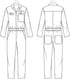 Know Me Men's Jumpsuit Sewing Pattern Kit by Norris Dánta Ford, Design Code ME2012, 34-36-38-40-42, Multicolor...