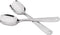 IMEEA Flat Bottom Serving Spoon 18/8 Stainless Steel Slotted Spoon 10-Inch Flat Edge Spoon Cooking Spoon, Set of 2...