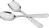 IMEEA Flat Bottom Serving Spoon 18/8 Stainless Steel Slotted Spoon 10-Inch Flat Edge Spoon Cooking Spoon, Set of 2...