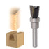 1/4" Shank Dovetail Router Bit, 10 Degree 1/2" Dia Wood Milling Cutter Tool for Furniture Building Cabinet Making Woodworking...