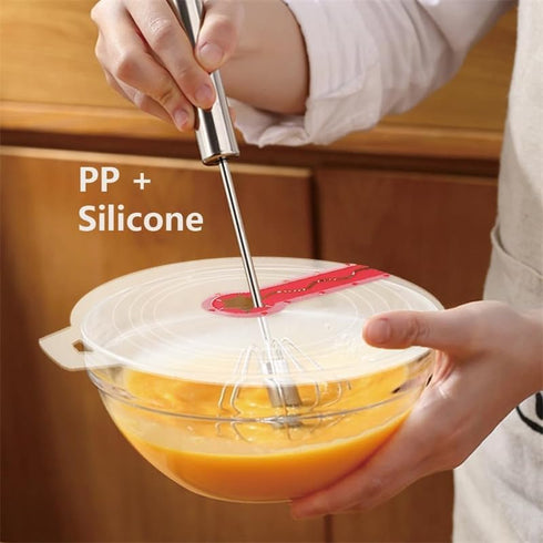 Splatter Guard for Mixer, splash cover for mixing bowl, Mixing Bowl Splatter Guard Splash Guard for Mixer for Egg Bowl Whisk Cooking Kitchen Tool...