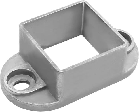 10Pcs 1-1/2 Inch Aluminum Alloy Upright Fixed Bracket, Deck Railing Bracket Post for Deck Cable Railing, Fence, Handrail Railing, Mailbox Post Hol...