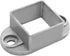 10Pcs 1-1/2 Inch Aluminum Alloy Upright Fixed Bracket, Deck Railing Bracket Post for Deck Cable Railing, Fence, Handrail Railing, Mailbox Post Hol...