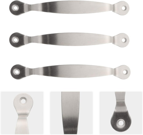 Cutting Board Handles Cabinet Pulls: 3pcs Stainless Steel Chopping Board Side Handles Drawer Handles Pulls for Kitchen Butcher Board Dresser...