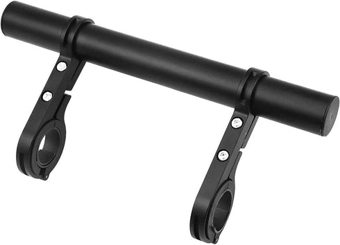 Bicycle Handlebar Extension, 20cm Multifunction Double Bike Handlebar Extender Aluminum Alloy Bracket Extension Flashlight Holder Bicycle Accessor...
