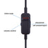 MMX 300 Replacement Cable Cord for Beyerdynamic MMX 300 / MMX 300 2nd Generation Gaming Headset, Volume Control Inline Mute, Plug and Play Twisted...