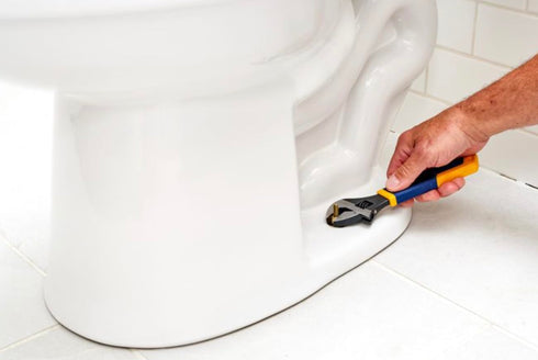 Rocky Mountain Goods Toilet Floor Bolt and Screw Kit - Securely Fasten Toilet Bowl to Floor - Complete Install Kit to Attach to Flange - Bolts, Sc...