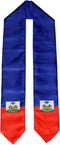 Haiti Haitian Flag Graduation Stole/Sash/Scarf...