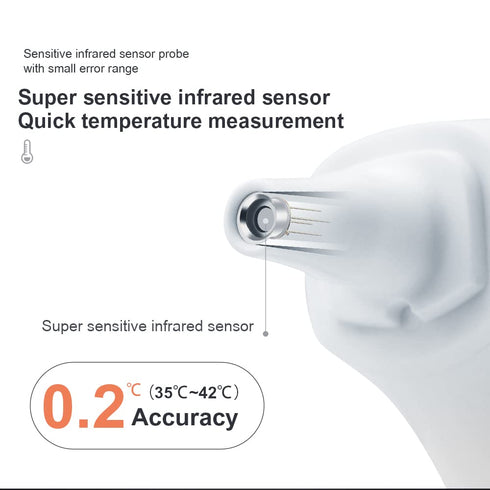 Berrcom Forehead and Ear Thermometer for Adults and Kids, Digital Infrared Thermometer for Baby Touchless Medical Thermometer with LED Display and...