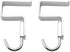 2 Pcs Desk Hook, Student Desktop Nail-Free Hook, Table Hook for Schoolbag, Space Aluminium Alloy, Hanger Hooks for Bag Purse Clothes Backpack Hold...