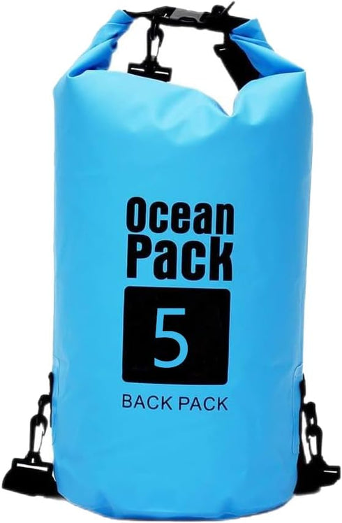Floating Waterproof Dry Bag for Travel 5L/10L/20L/30L, Roll Top Sack Keeps Gear Dry for Kayaking, Rafting, Boating, Swimming, Camping, Hiking, Bea...