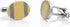 Gem Stone King 19 x 13mm Stunning Stainless Steel High Shine 2-Tone Men Cufflinks...