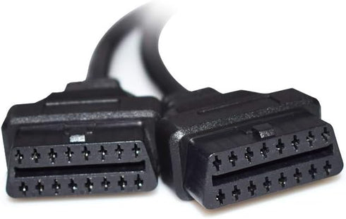 Vgate 16 Pin OBD2 OBDII Diagnostic Extender Splitter Extension Cable Male to Dual Female Y Cable, 19 inches...