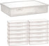 13pcs Plastic Bead Organizers Containers, Transparent Boxes with Latching Lid for Crafts, Jewelrys, Office Supplie, Small items (White Full -1 pac...