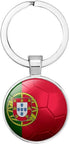 Art Attack Portugeuese Flag Soccer Keychain, Portugal National Football Team Accessories History Party Favor Fan Car Key Chain Ring Pendant Charm ...