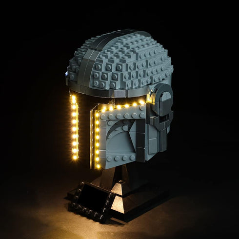 Kyglaring LED Light Kit for Mandalorian Lego Set, Lights Set Designed for Lego The Mandalorian Building Model Kit - Without Lego Helmet 75328 Set ...