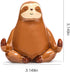 HOME SMILE Ceramic Sloth Dog Ring Holder, Funny Sloth Jewelry Holder Stand Engagament Wedding Birthday Christmas Gifts...