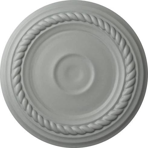 Ekena Millwork CM07AL Small Alexandria Ceiling Medallion, 7 7/8"OD x 3/4"P (Fits Canopies up to 4 5/8"), Factory Primed...
