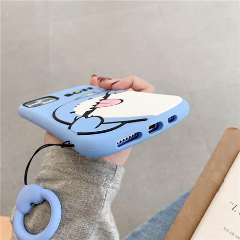 Shark Case for iPhone 14 Pro Max with Sling,for iPhone 14 Pro Max Case Funny Sharks,Blue Design Soft Bumper Protective Case Cover for iPhone 14 Pr...
