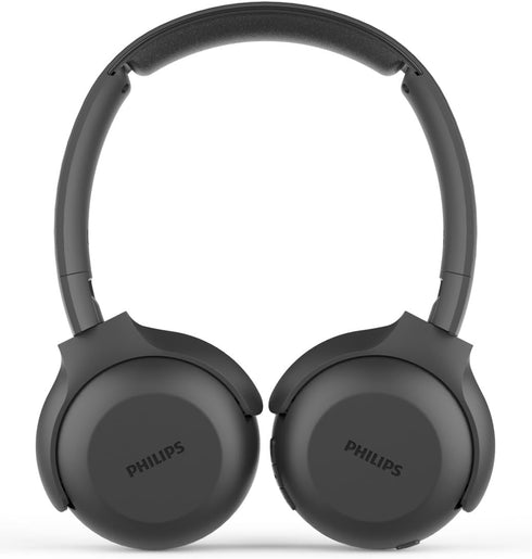 PHILIPS UpBeat UH202 Wireless Bluetooth On Ear Stereo Headphone, with up to 15 Hours Playtime and Flat Folding (TAUH202BK)...