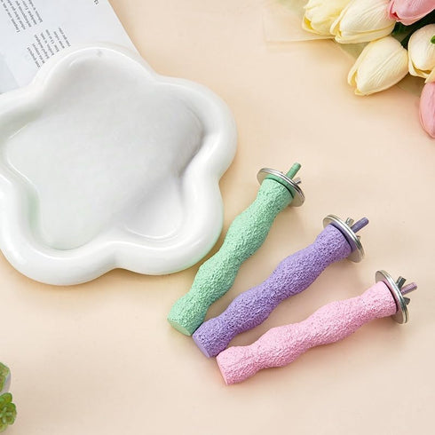 3Pcs Bird Perches for Cage, Parrot Perch Stand, Cage Stand Platform (Large Size)...