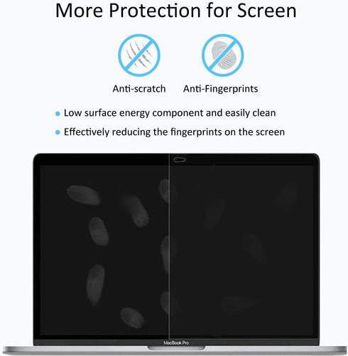 ProElife 2-Pack Clear Screen Protector for 2021-2018 MacBook Air 13'' A2337 M1 / A2179 A1932 & 2022-2016 MacBook Pro 13'' M2 / A2338 M1 / A2289 A2...