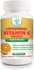 Liposomal Vitamin C 1200mg per serving 180 Veggie Capsules per bottle High Absorption Vitamin C Pill Supplements Fat Soluble Vit C Powerful Antiox...