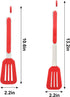 Cooking Tongs 9 inches and 12 inches Stainless Steel Kitchen Silicone Serving Tong Heat Resistant Meat Turner Spatula Tong Fish Tongs with Locking...