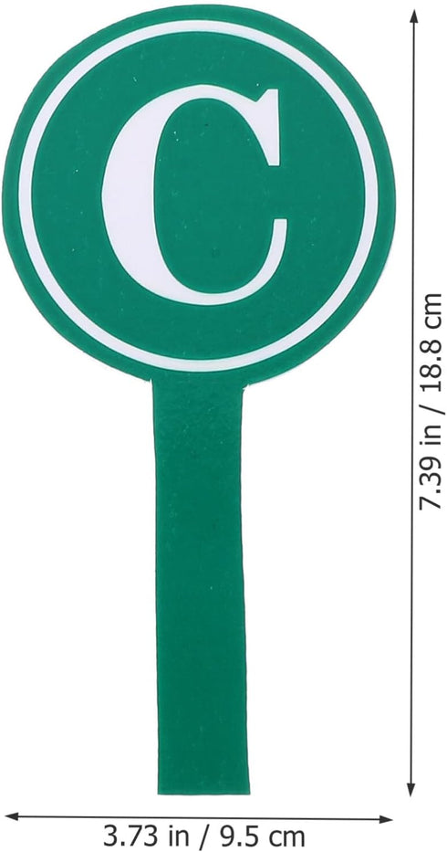 STOBOK 4pcs Bidding Paddles Response Paddles Blank Dry Erase Scoreboard Small Dry Erase Board White Boards Voting Paddles Auction Paddles Answer B...