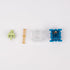 GATERON CM Linear Keyboard Switches, 5 Pin Light Blue 20mm Dual-Stage Spring Factory Pre-lubed 55gf Key Switches for MX Mechanical Keyboard(35PCS)...