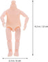 Moveable Jointed Doll 6pcs Body Nude Naked Body Soldier Ken Male Dolls Artist Drawing Manikin Action Figure Toys Joint Doll DIY Doll Accessory...
