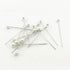 Quilting Supplies Boutonniere Pin 100pcs Pearl Head Metal White Round Bead Head Stick DIY Handmade Craft Supplies for Women Ladies Pin Wedding Dec...